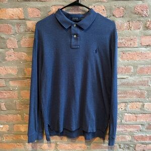 Polo by Ralph Lauren Men's Blue Long Sleeve Shirt size L 100% cotton